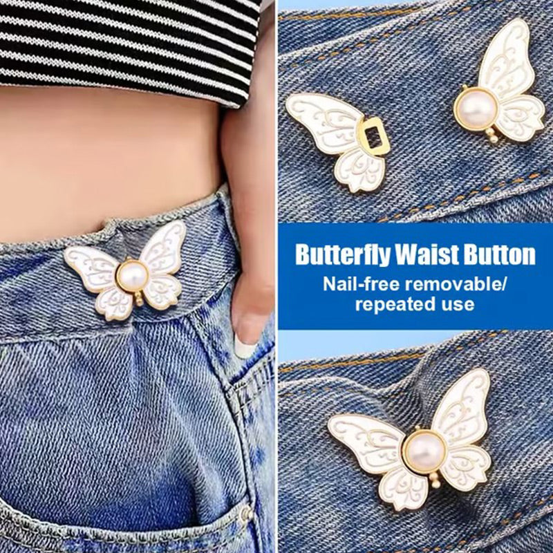 Boucle de réglage de taille papillon amovible (1 acheté, 9 offerts)
