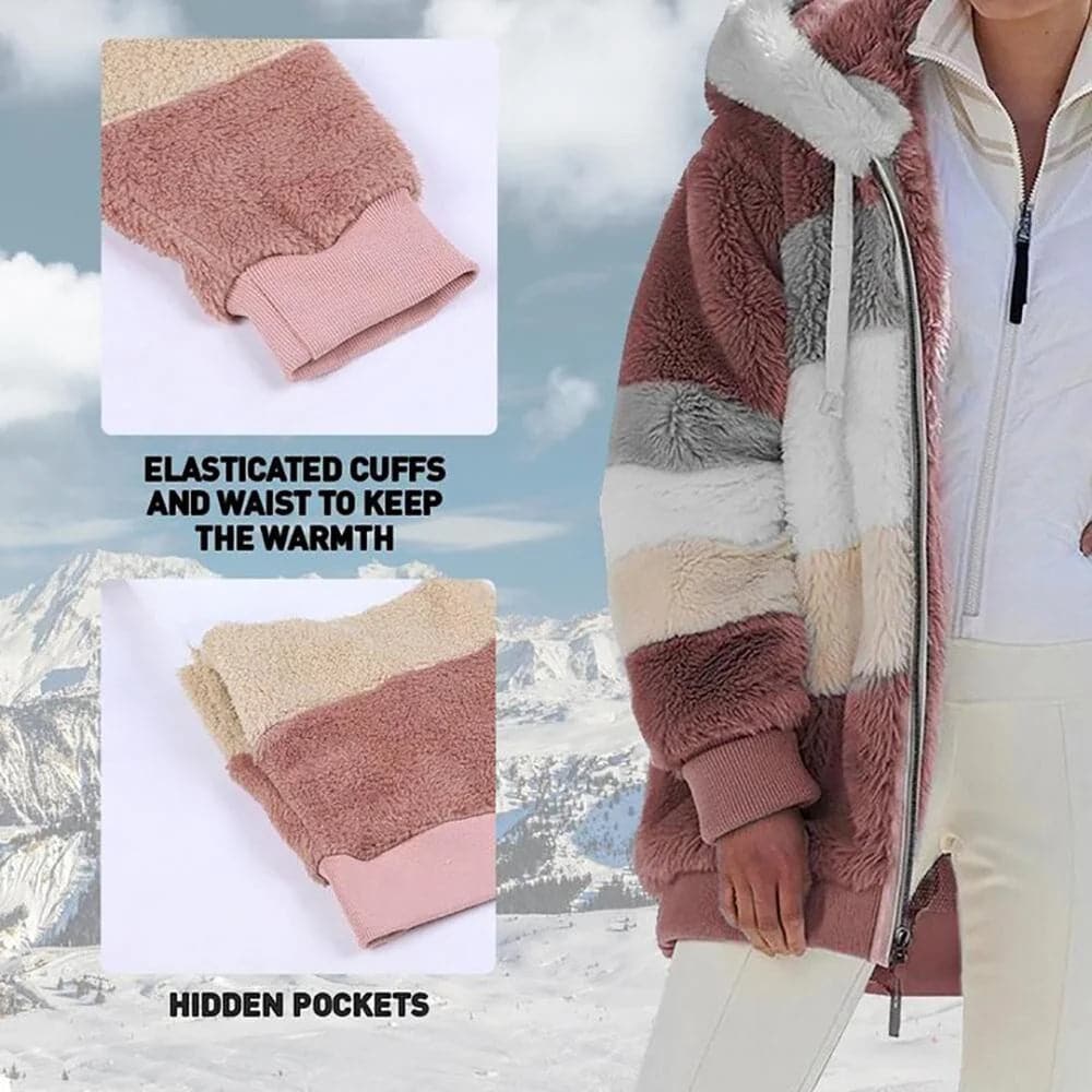 Manteau matelassé chaud en peluche Christmas Sale🔥 Offre limitée dans le temps