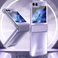 📱⭐Étui pour téléphone Samsung Z Flip 5/4/3 en galvanoplastie givrée