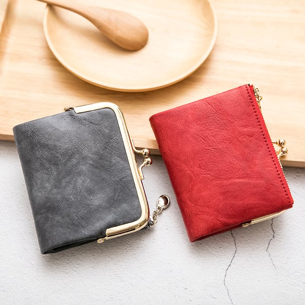 Livraison gratuite à l'achat de deux ✨ Mini portefeuille de cartes carré pour dames