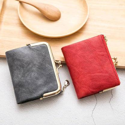 Livraison gratuite à l'achat de deux ✨ Mini portefeuille de cartes carré pour dames
