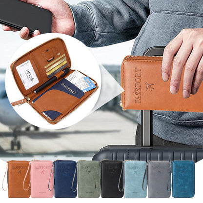 🧳Les indispensables du voyage en 2025✈️Portefeuille multifonctionnel pour passeport RFID