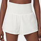 ✨️ 2025 It soldes 49% de réduction🥰 Short de yoga 2-en-1 avec taille haute et poches latérales