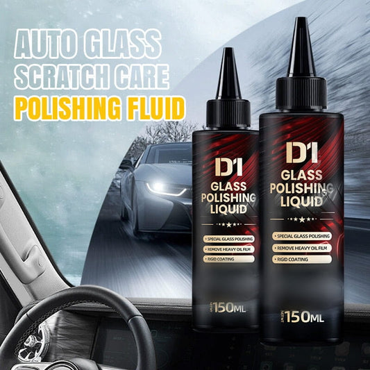 🔥Auto Glass Scratch Polishing Fluid – Erase Marks Permanently, Save on Replacement Costs!