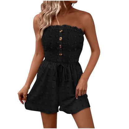 🌸Réduction limitée à 50🌸Combinaison tubulaire à jambes larges pour femme