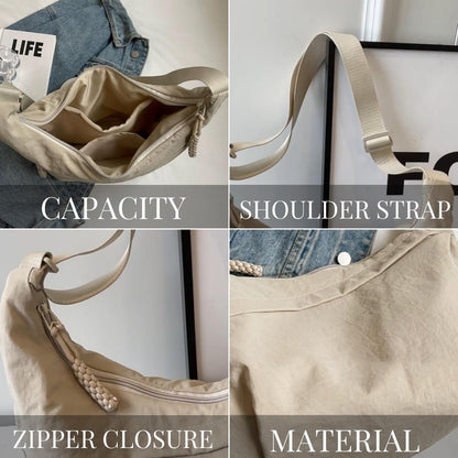 Sac bandoulière en nylon tendance 2025