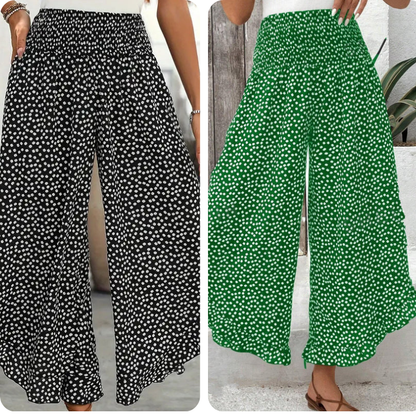 🔥 50 % de réduction aujourd'hui ! Pantalon ample à taille haute pour femme – Amincissant, confortable et chic