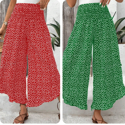 🔥 50 % de réduction aujourd'hui ! Pantalon ample à taille haute pour femme – Amincissant, confortable et chic
