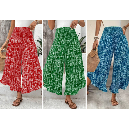 🔥 50 % de réduction aujourd'hui ! Pantalon ample à taille haute pour femme – Amincissant, confortable et chic