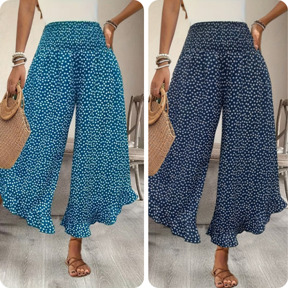 🔥 50 % de réduction aujourd'hui ! Pantalon ample à taille haute pour femme – Amincissant, confortable et chic