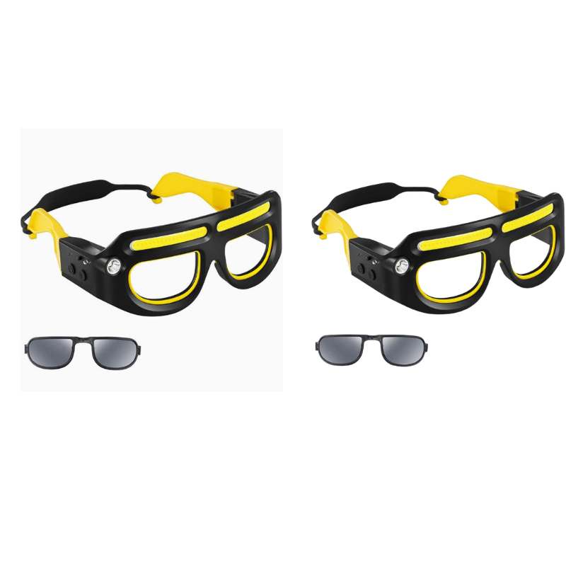 📢📢50 % DE RÉDUCTION !!✨Lampe frontale LED rechargeable pour lunettes