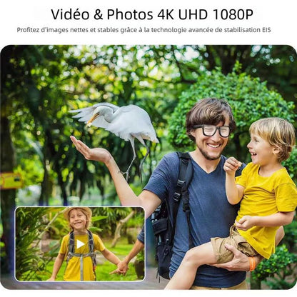 💐 PROMO EXCEPTIONNELLE -50% ! Lunettes Caméra IA 4K – Ultra Grand-Angle Anti-Vibration, Traduction IA, Oreilles Libres 🌿🎙️【Offre Limitée】