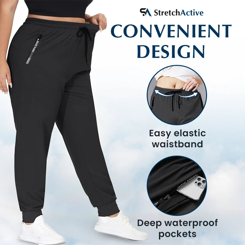Pantalon décontracté unisexe ultra extensible, frais et confortable