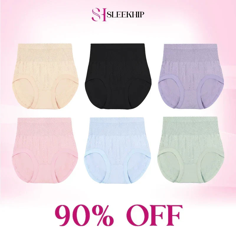 💞Culotte gainante à taille haute, anti-fuites, galbant les fesses