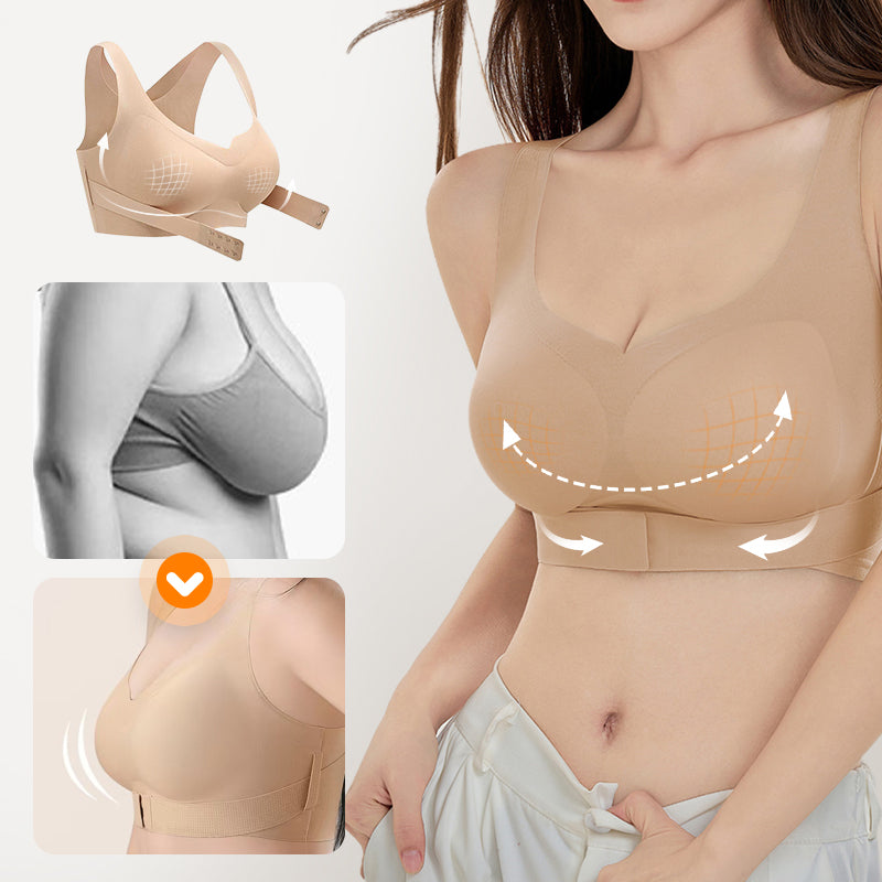 🔥Offre spéciale à durée limitée💕Soutien-gorge sans coutures confortable à fermeture avant pour femmes🎁