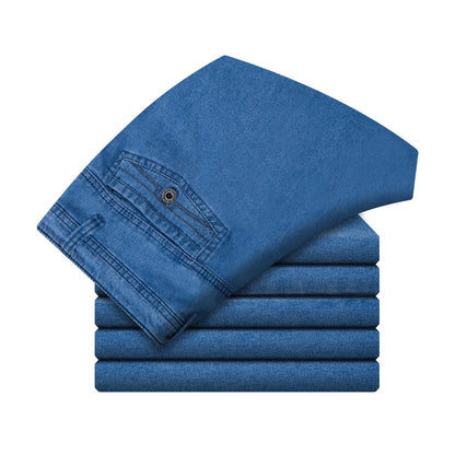 📢📢60 % de réduction !!! 🎅 Jeans taille haute à coupe droite pour hommes