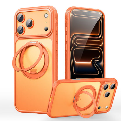 Coque de protection pour téléphone avec support à anneau magnétique rotatif