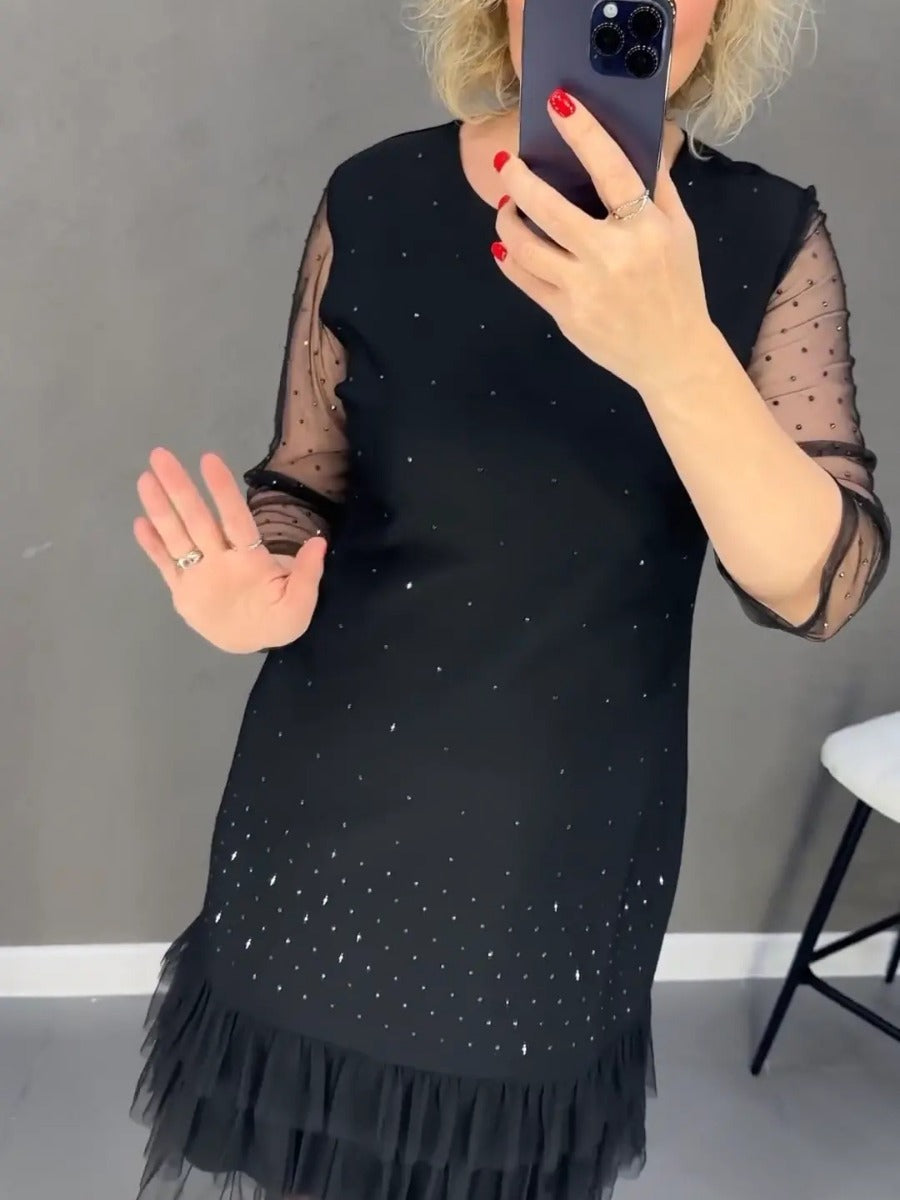 👗 66% DE RÉDUCTION ! ✨ Robe Femme à Strass – Élégante, Confortable & Parfaite pour Toutes Occasions 💫