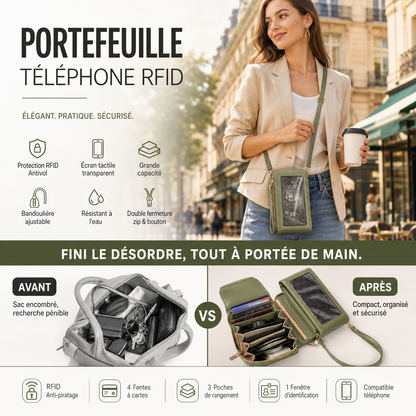 👜 50% DE RÉDUCTION! 💃Vente pour la Fête des Mères - Sac en cuir antivol