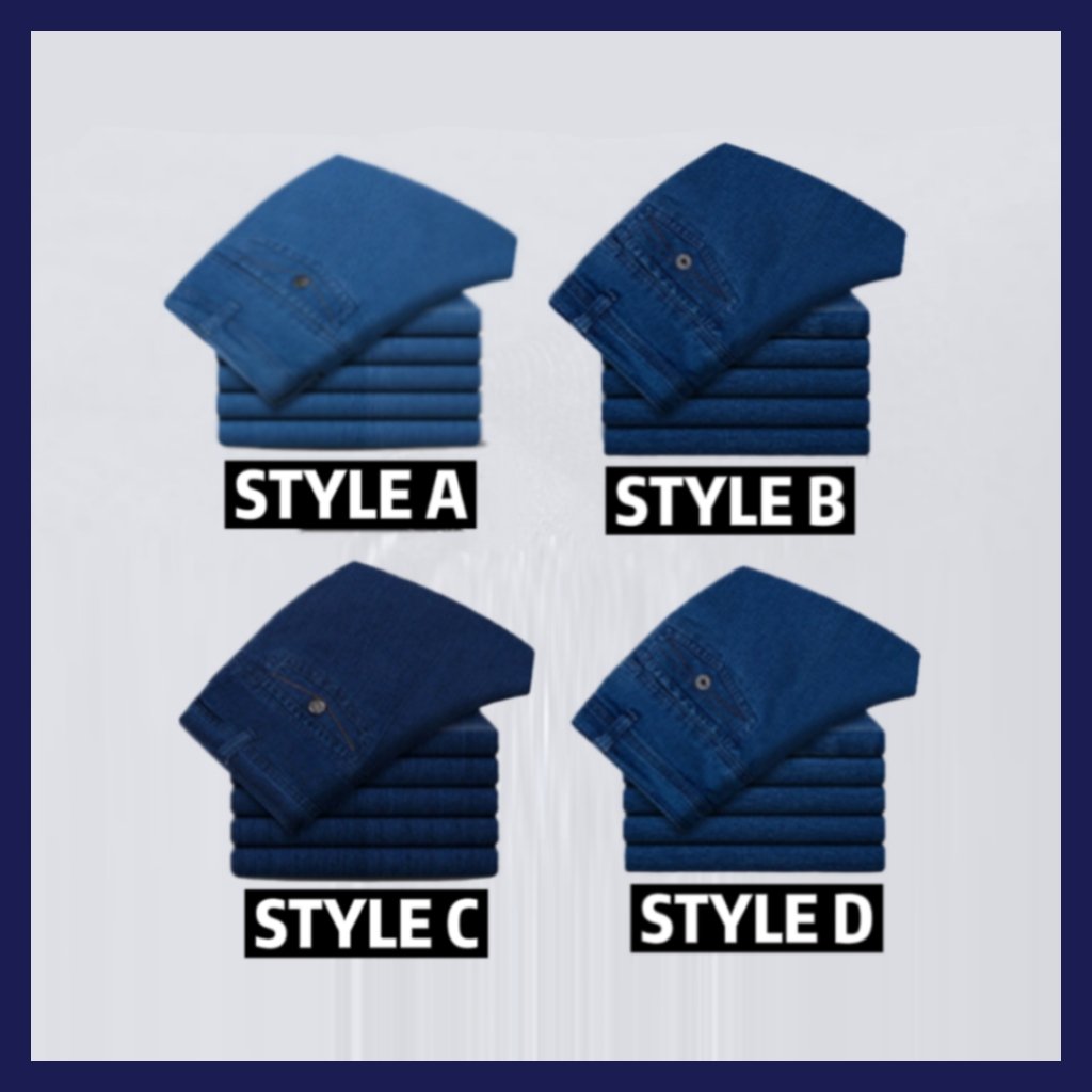 📢📢60 % de réduction !!! 🎅 Jeans taille haute à coupe droite pour hommes