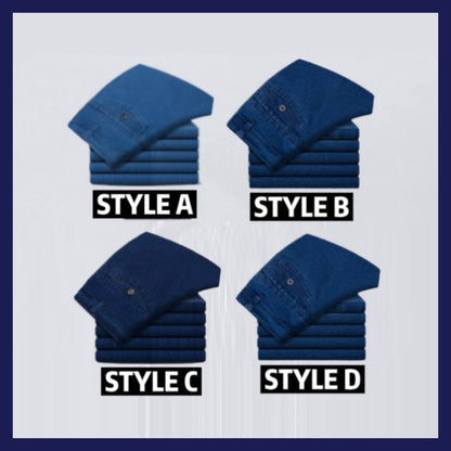 📢📢60 % de réduction !!! 🎅 Jeans taille haute à coupe droite pour hommes