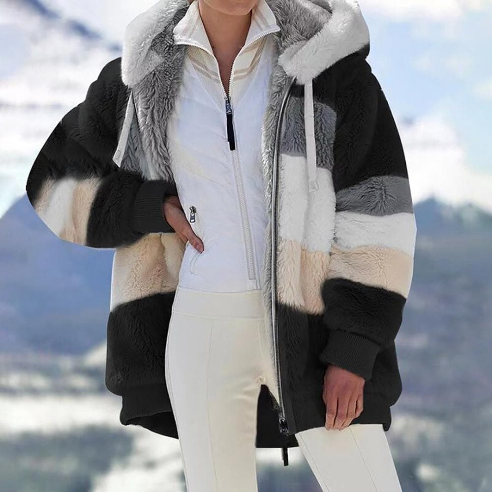 Manteau matelassé chaud en peluche Christmas Sale🔥 Offre limitée dans le temps