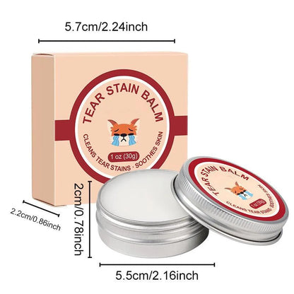 🐾 50% DE RÉDUCTION! ❤️ Crème Anti-Larmes pour Animaux & Set de Brosse – Nettoie en Douceur, Réduit les Taches & Idéal pour Chiens et Chats 🐶