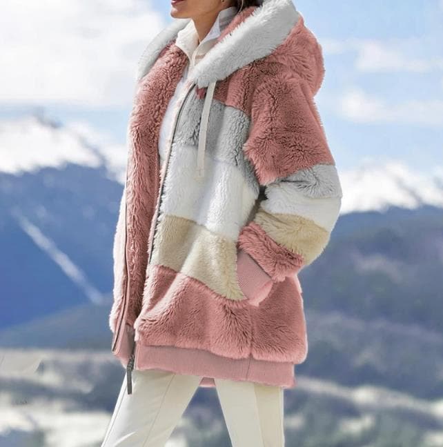 Manteau matelassé chaud en peluche Christmas Sale🔥 Offre limitée dans le temps