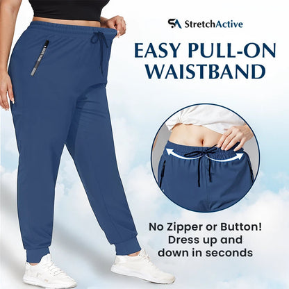 Pantalon décontracté unisexe ultra extensible, frais et confortable