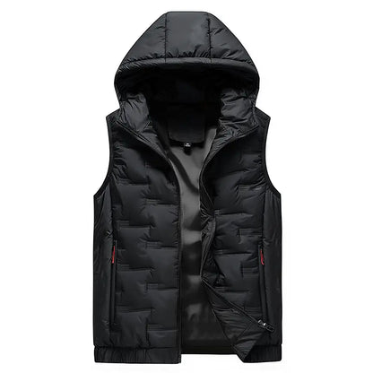 🍂 OFFRE DE SAISON · -50 % | Gilet Homme à Capuche – Léger & Facile à Superposer