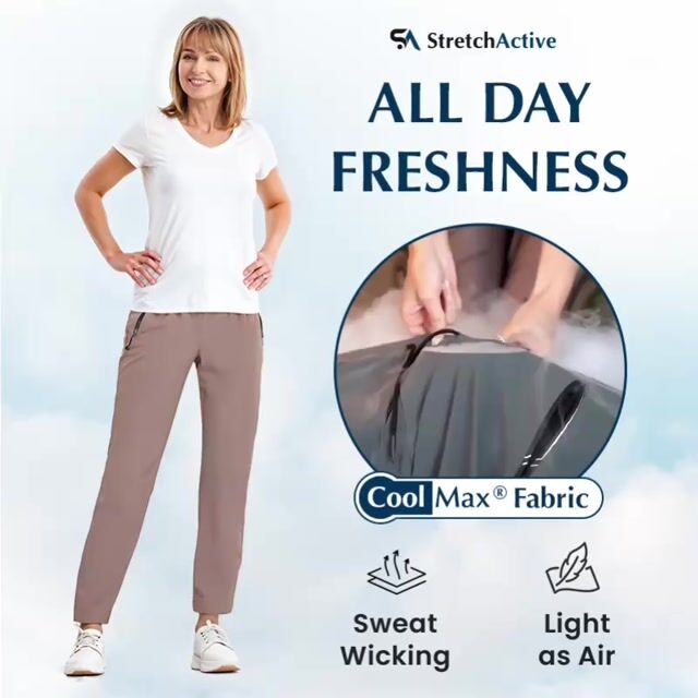 Pantalon décontracté unisexe ultra extensible, frais et confortable