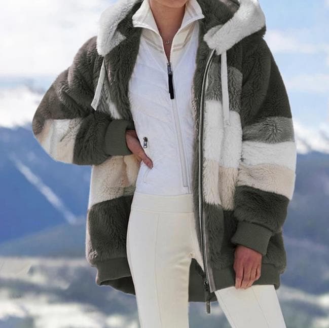 Manteau matelassé chaud en peluche Christmas Sale🔥 Offre limitée dans le temps