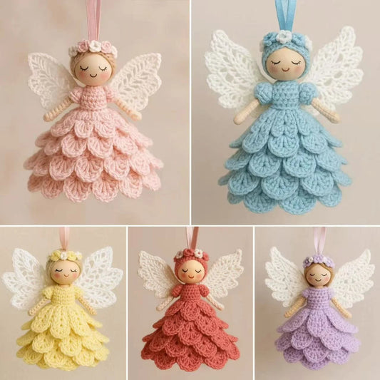 🔥Dernière vente du jour 50% RÉDUCTION🎁Croche ton propre ange - kit de bricolage complet