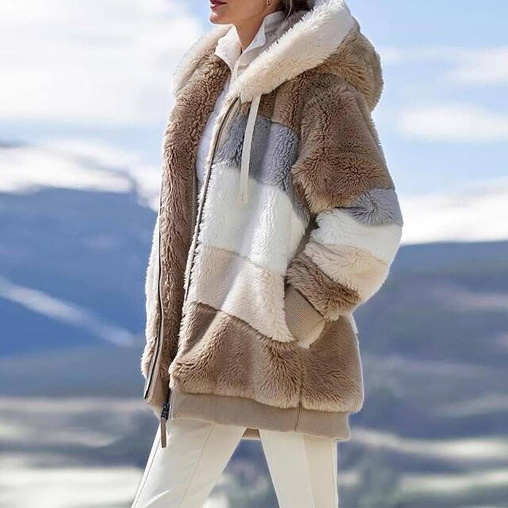 Manteau matelassé chaud en peluche Christmas Sale🔥 Offre limitée dans le temps