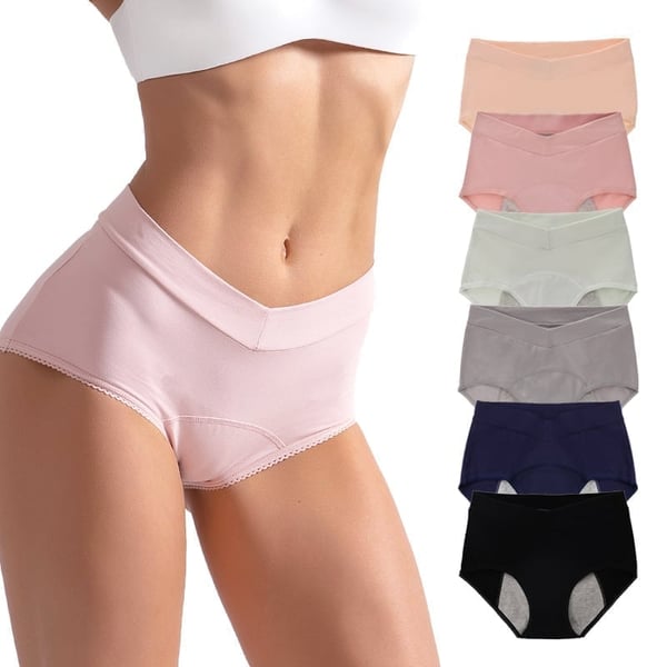 🎉Achetez-en 1, obtenez-en 2 gratuits🩲 Culotte taille haute anti-fuites – Protection fiable contre les fuites, taille haute confortable✅