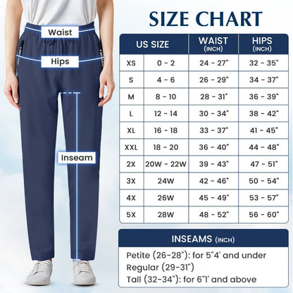 Pantalon décontracté unisexe ultra extensible, frais et confortable