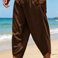 Pantalon capri bouffant décontracté pour homme