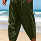 Pantalon capri bouffant décontracté pour homme