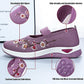 🥿 50% DE RÉDUCTION 🔥 Mocassins décontractés à broderie florale en tricot – Confortables, élastiques & parfaits pour le quotidien, le bureau ou les promenades estivales 🌸