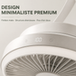 🏭 Direct usine 🚀 Livraison à domicile💨Ventilateur de plafond portable 2-en-1 (avec éclairage LED)