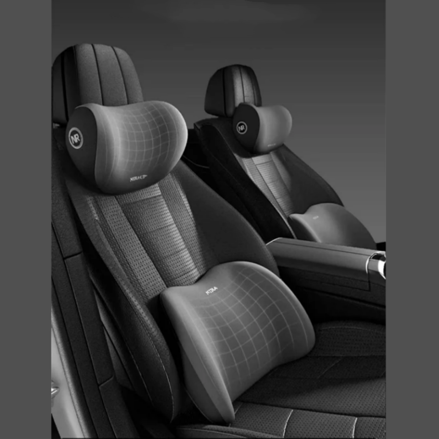 🛣️ -50% ! Soutien Nuque et Lombaire Auto – Réduit la Fatigue, Profitez de Chaque Trajet 🌙😴 【Prix Exceptionnel】