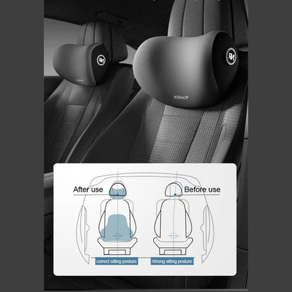 🛣️ -50% ! Soutien Nuque et Lombaire Auto – Réduit la Fatigue, Profitez de Chaque Trajet 🌙😴 【Prix Exceptionnel】