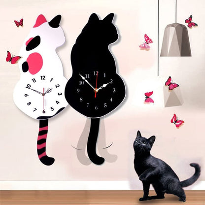 (❤️2024 Vente explosive - 49% de réduction ❤️) Horloge Chaton