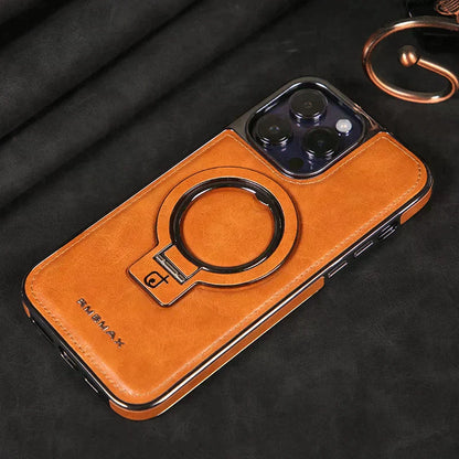 Etui de luxe en cuir pour iPhone