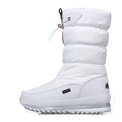 Botte de neige pour femmes, imperméable et antidérapante, en fausse fourrure, de première qualité