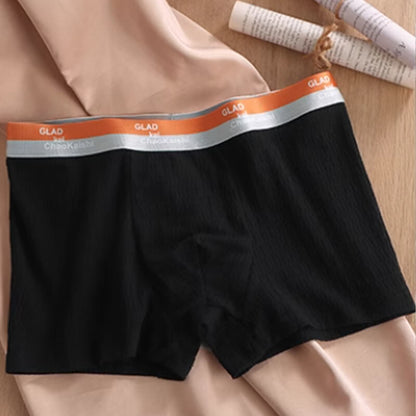 Sous-vêtements en coton jacquard doux pour hommes