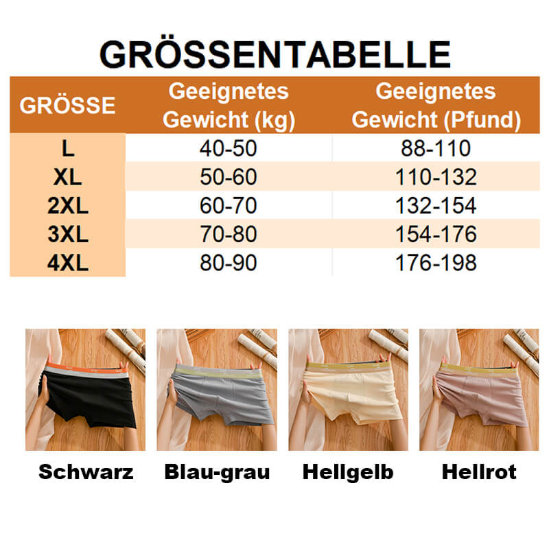 Sous-vêtements en coton jacquard doux pour hommes