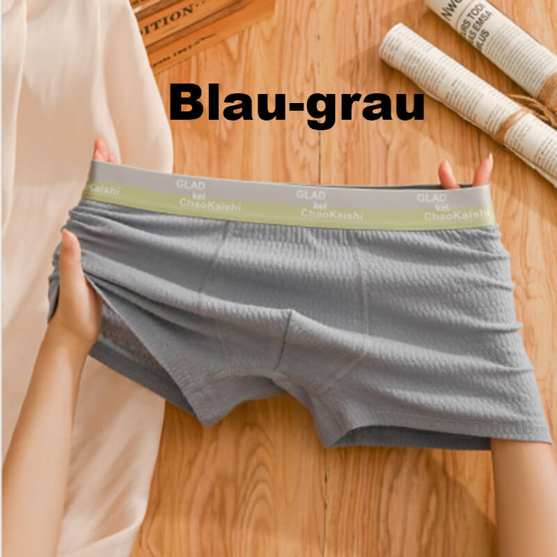 Sous-vêtements en coton jacquard doux pour hommes