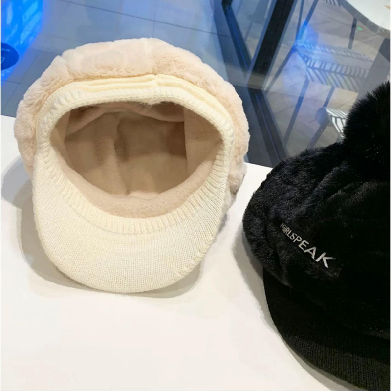📢📢50% RÉDUCTION DERNIER JOUR! 🎁Le meilleur cadeau pour elle 🎁👒 - chapeau d'hiver pour femme à bord court🥰