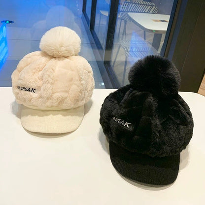 📢📢50% RÉDUCTION DERNIER JOUR! 🎁Le meilleur cadeau pour elle 🎁👒 - chapeau d'hiver pour femme à bord court🥰